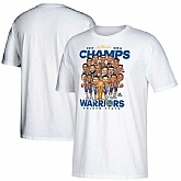 Men's Golden State Warriors White 2017 NBA Champions T-Shirt FengYun,baseball caps,new era cap wholesale,wholesale hats